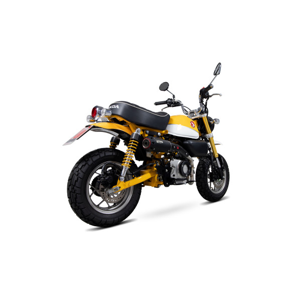 Scorpion Exhaust Honda Monkey 2018 - 2023 Red Power Full System Black Ceramic Coated Sleeve
